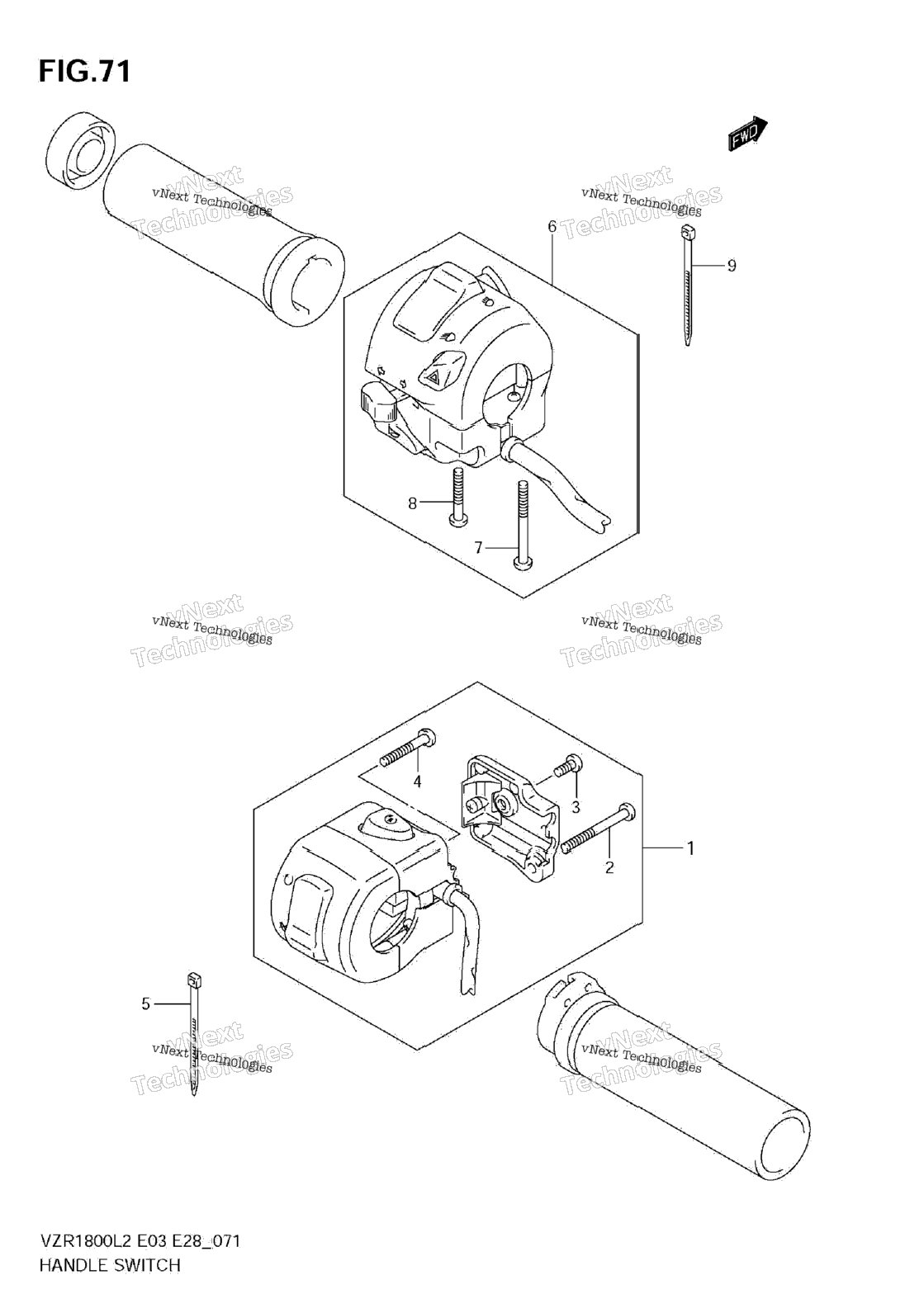 Handle Switch (Vzr1800z L2 E33)
