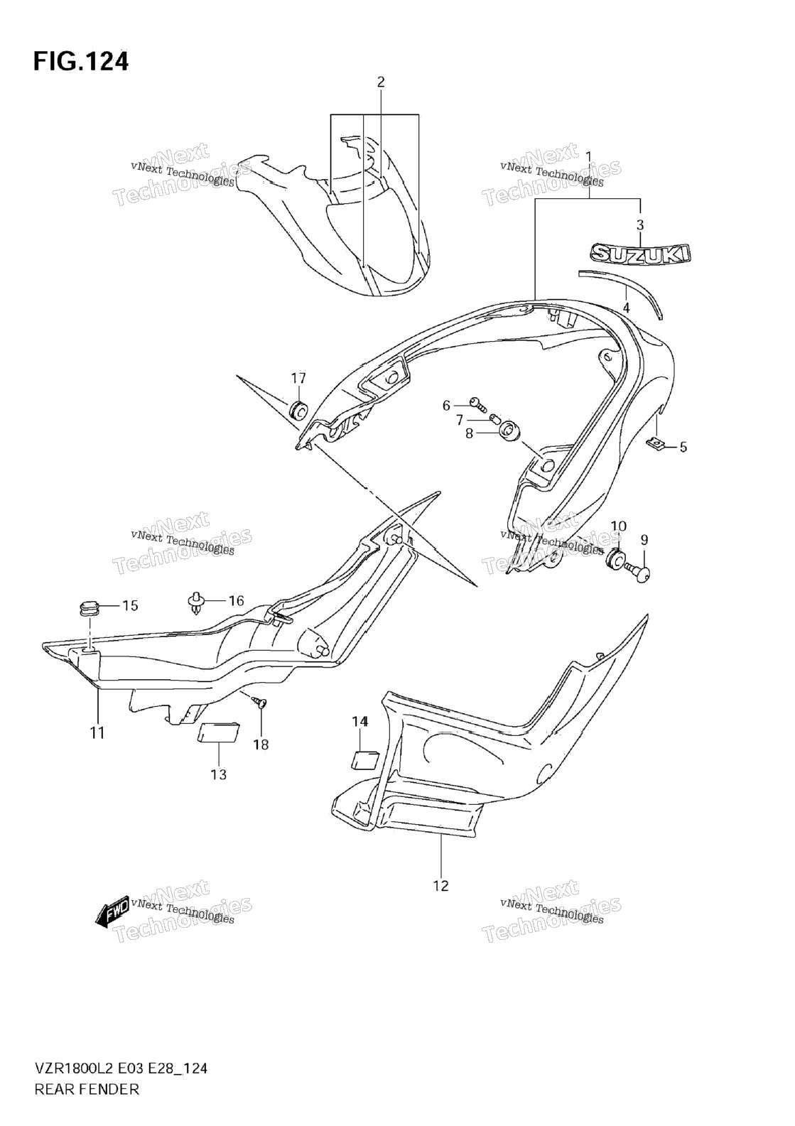 Rear Fender (Vzr1800z L2 E33)
