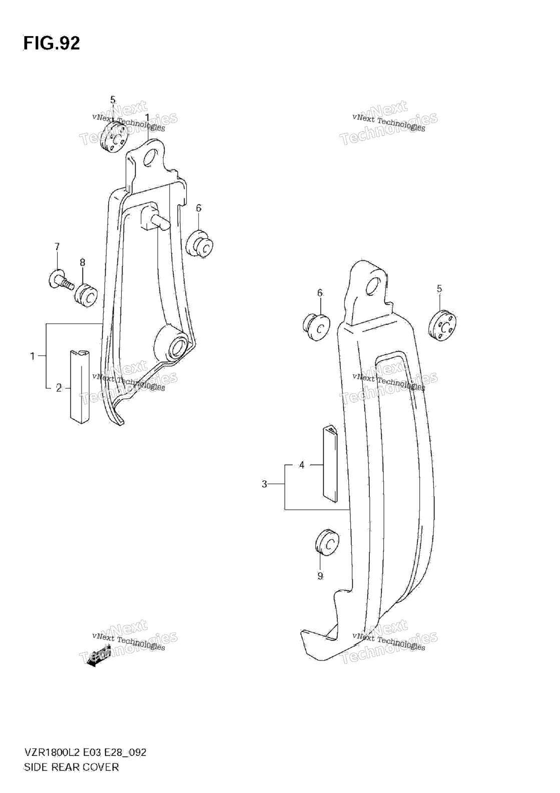 Side Rear Cover