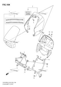 Нажмите для увеличения Headlamp Cover (Vzr1800z L2 E28)