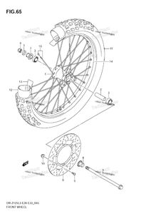 Front Wheel (Dr-Z125ll3 E33)
