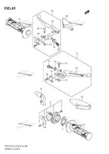 Нажмите для увеличения Handle Lever (Dr-Z125l3 E28)