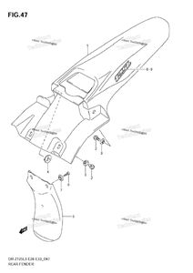 Rear Fender (Dr-Z125ll3 E28)