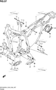Нажмите для увеличения Frame (Dr-Z400sl3 E33)
