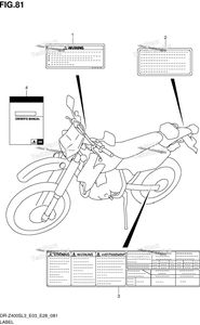 Label (Dr-Z400sl3 E03)