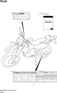 Label (Dr-Z400sl3 E28)