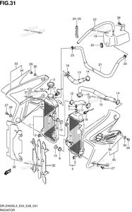 Нажмите для увеличения Radiator (Dr-Z400sl3 E33)