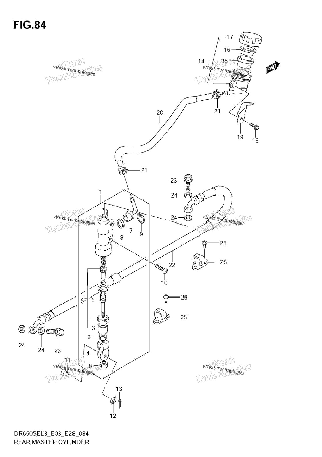 Rear Master Cylinder