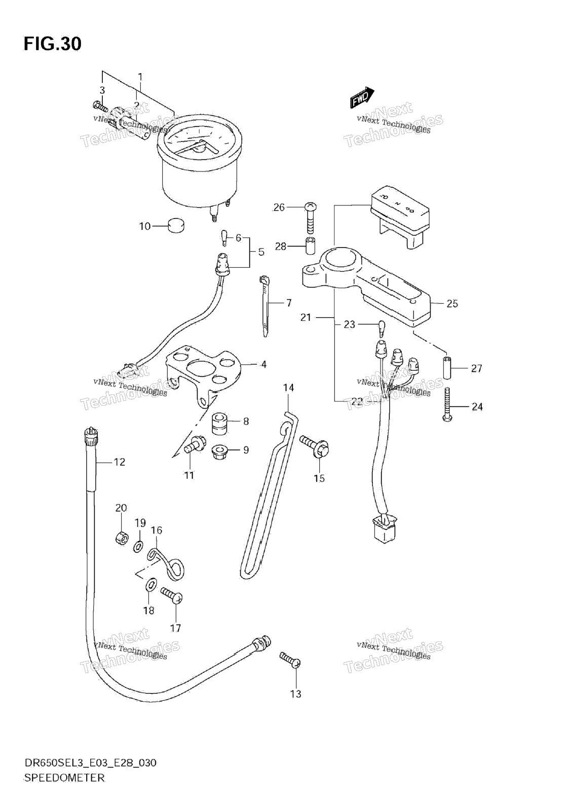 Speedometer (Dr650sel3 E03)