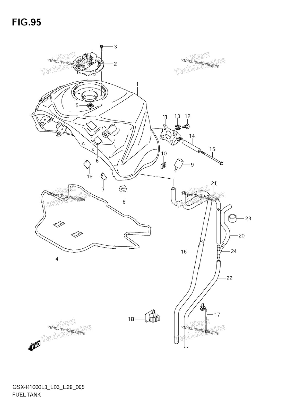 Fuel Tank (Gsx-R1000l3 E28)