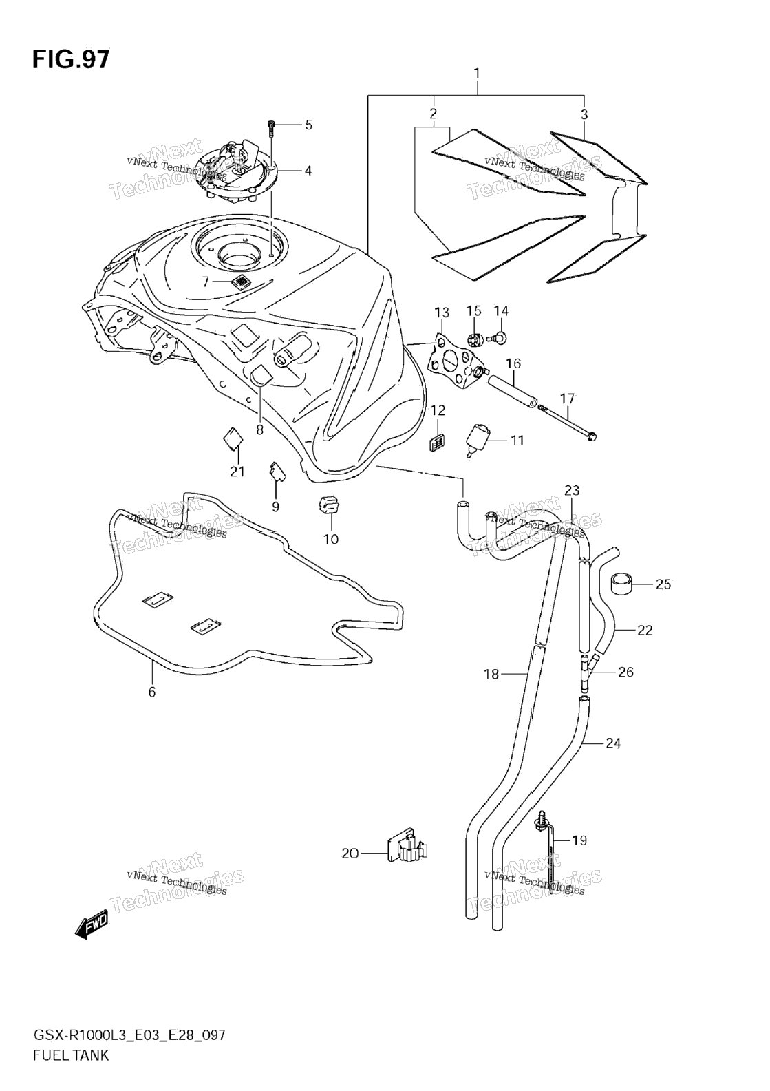 Fuel Tank (Gsx-R1000zl3 E03)