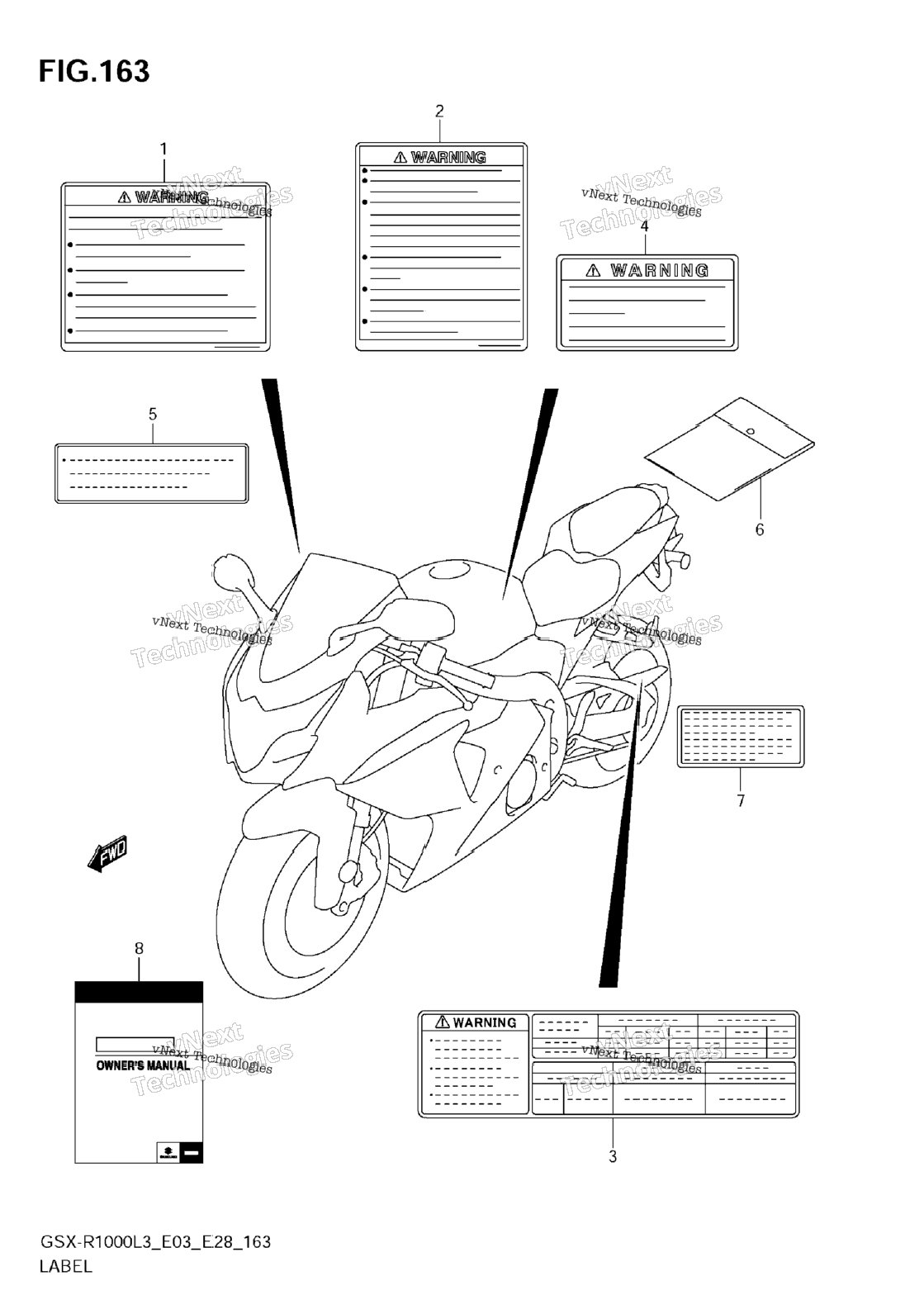 Label (Gsx-R1000l3 E33)
