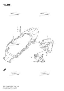 Frame Center Cover (Gsx-R1000zl3 E33)