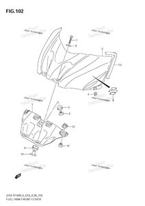 Fuel Tank Front Cover (Gsx-R1000l3 E03)