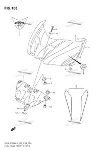 Fuel Tank Front Cover (Gsx-R1000zl3 E03)