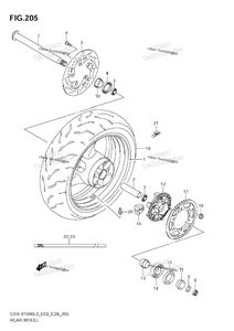 Rear Wheel (Gsx-R1000l3 E28)