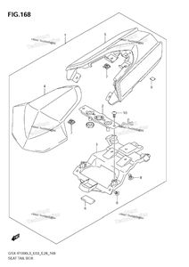 Seat Tail Box (Gsx-R1000zl3 E03)