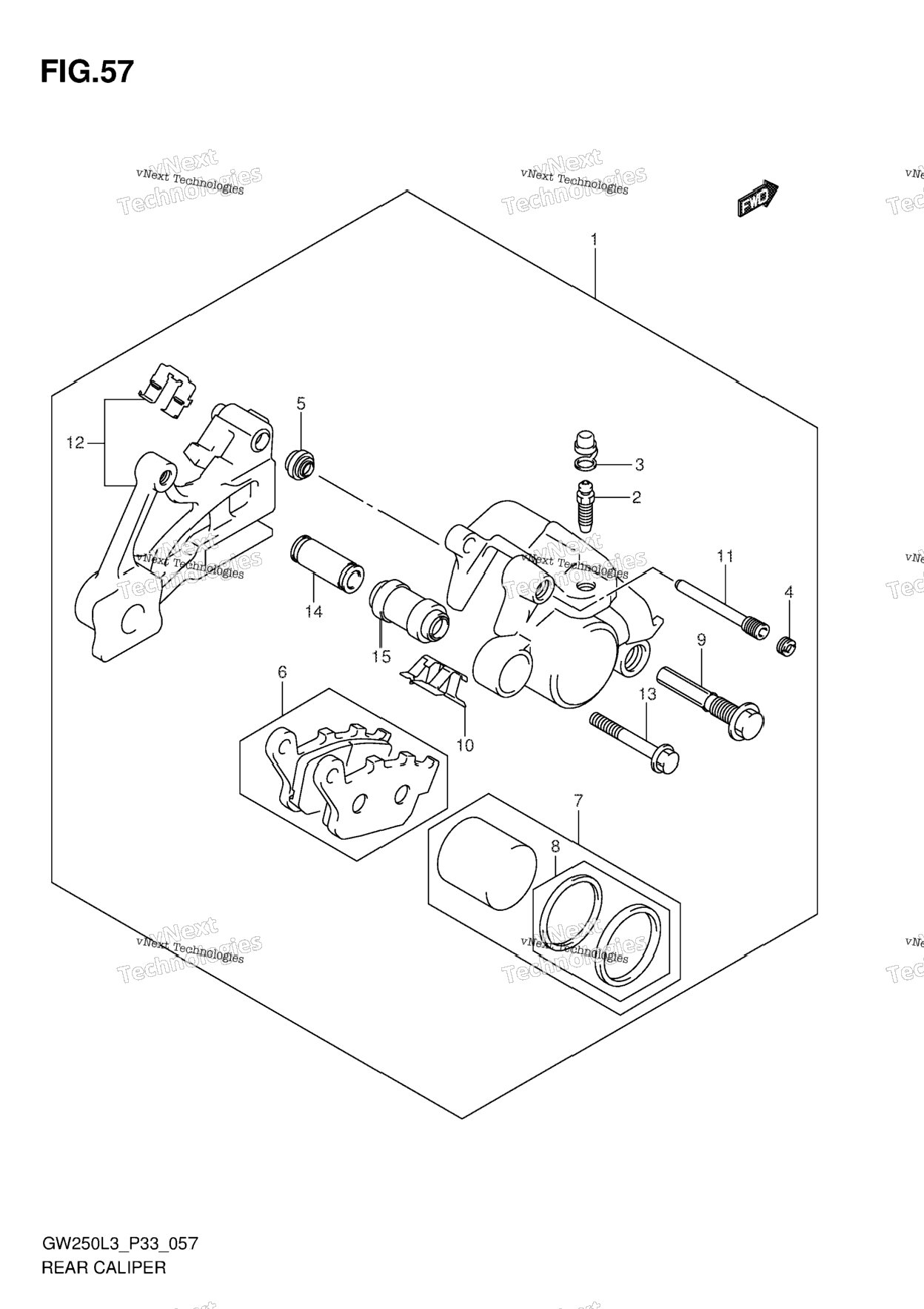 Rear Caliper