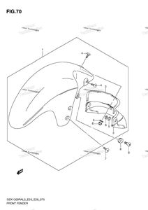 Нажмите для увеличения Front Fender (Gsx1300ral3 E33)