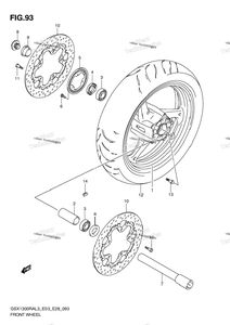 Нажмите для увеличения Front Wheel (Gsx1300ral3 E33)