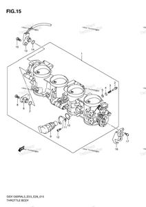 Нажмите для увеличения Throttle Body (Gsx1300ral3 E33)