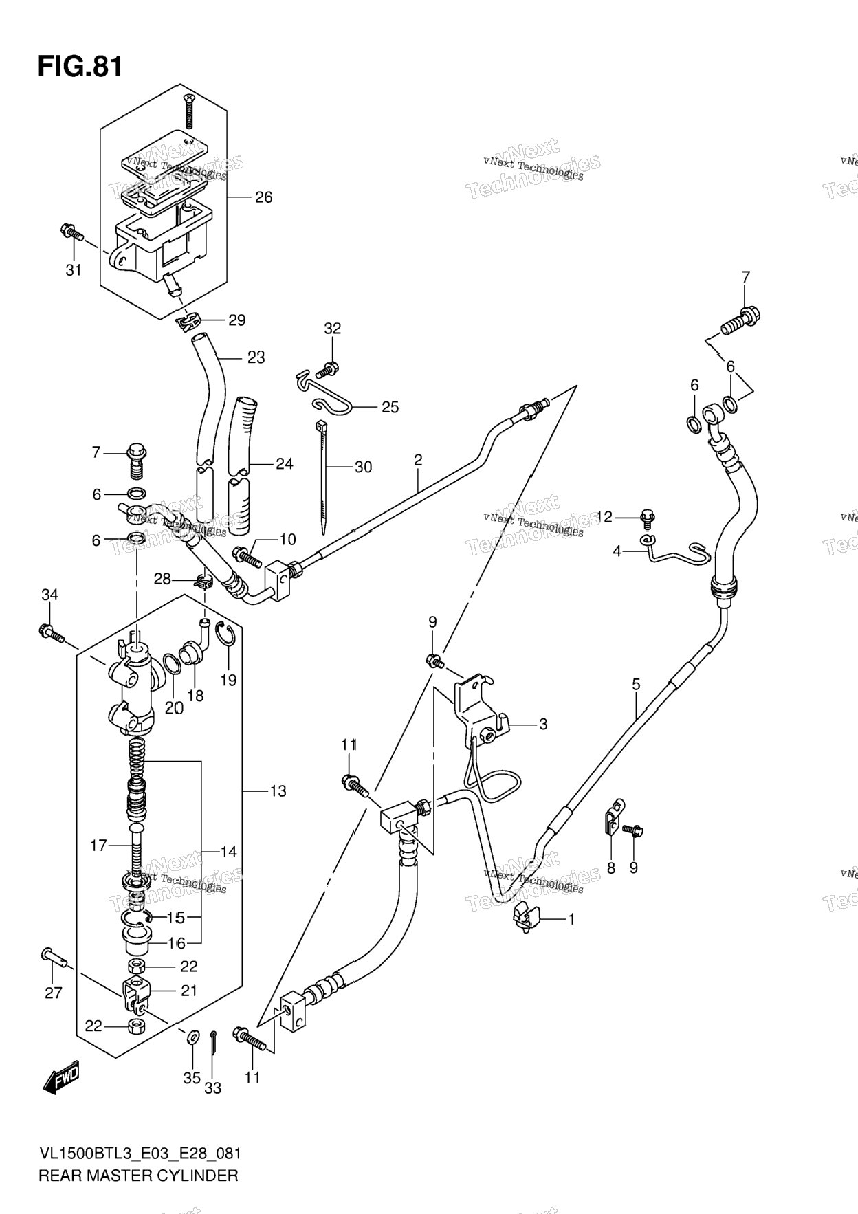 Rear Master Cylinder