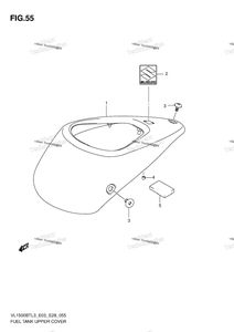 Нажмите для увеличения Fuel Tank Upper Cover