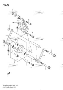 Нажмите для увеличения Rear Cushion Lever (Vl1500btl3 E28)