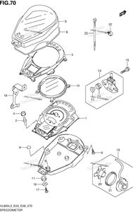 Speedometer (Vl800l3 E28)