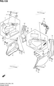 Нажмите для увеличения Frame Cover (Vl800l3 E28)