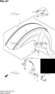Нажмите для увеличения Front Fender (Vl800cl3 E33)
