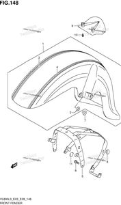 Нажмите для увеличения Front Fender (Vl800tl3 E03)