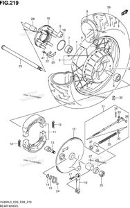 Нажмите для увеличения Rear Wheel (Vl800tl3 E28)