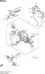 Нажмите для увеличения Throttle Body (Vl800tl3 E28)