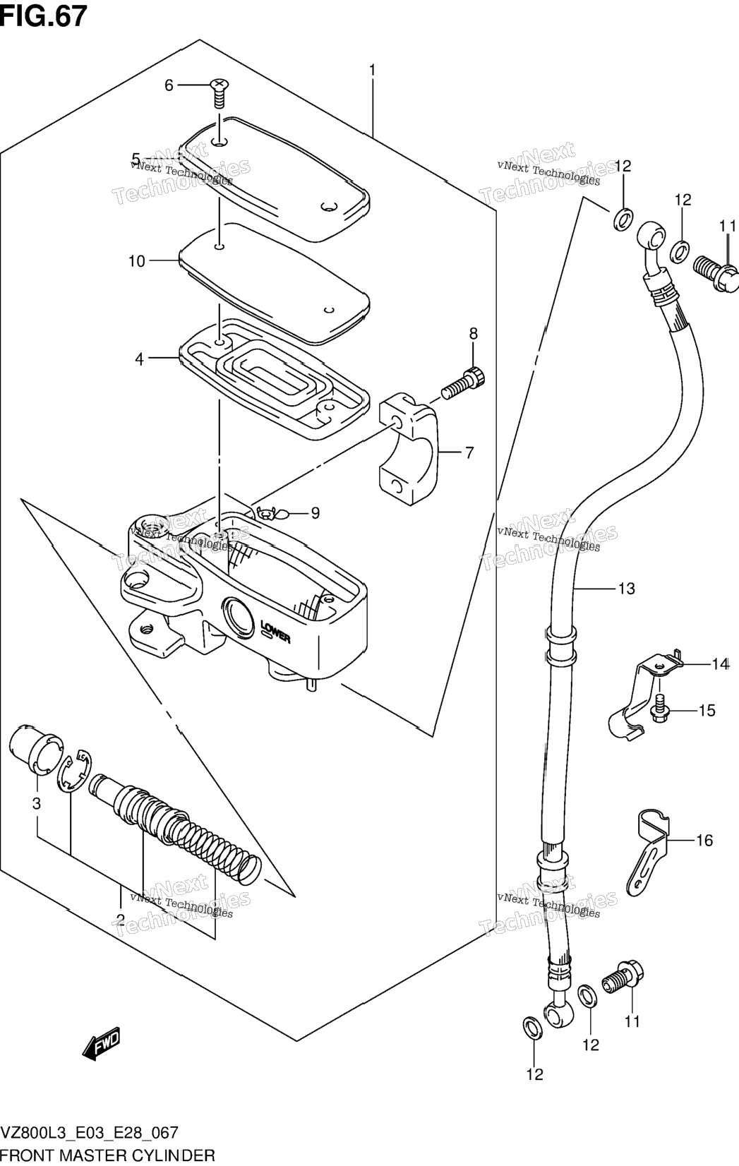 Front Master Cylinder