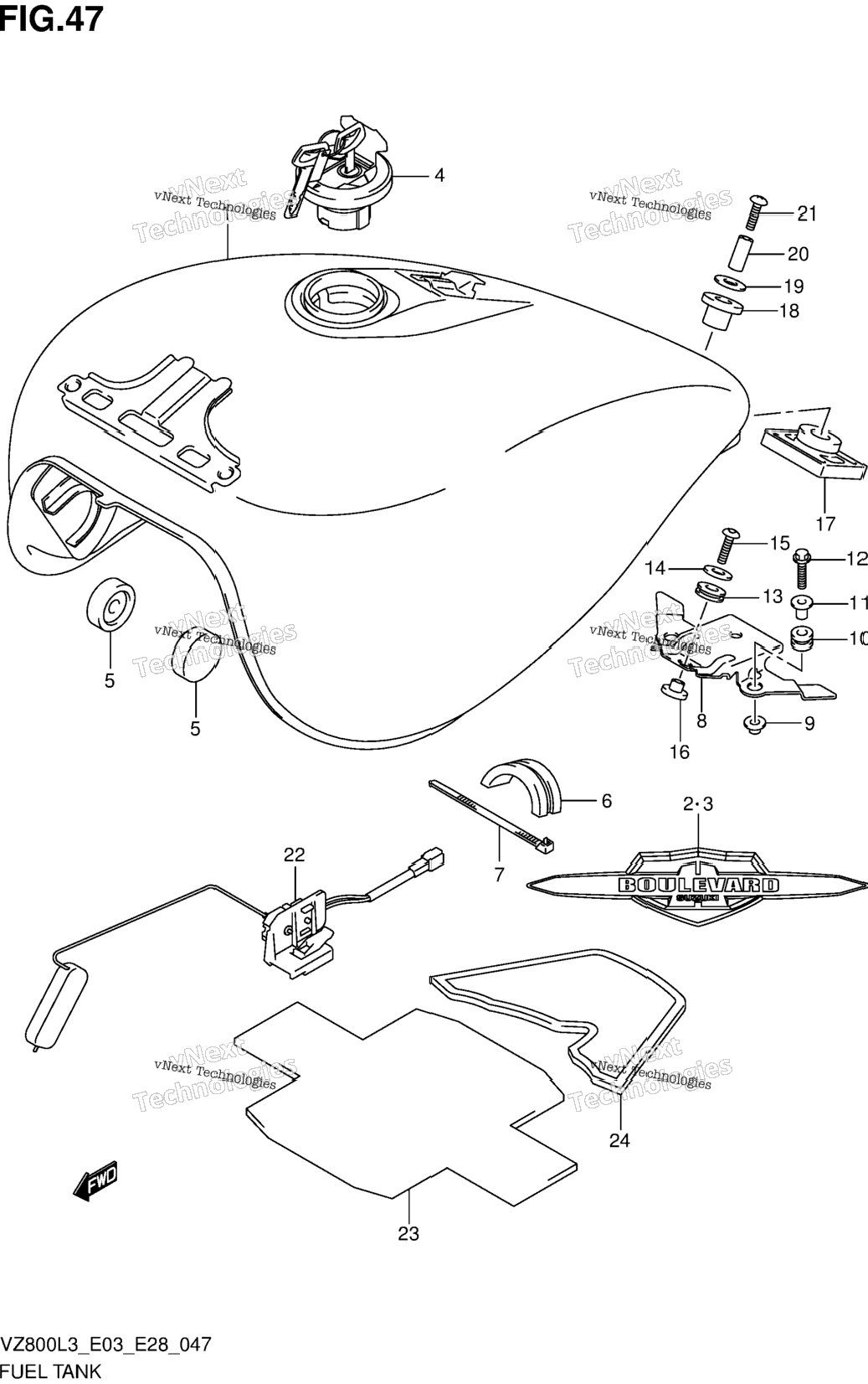Fuel Tank (Vz800l3 E03)