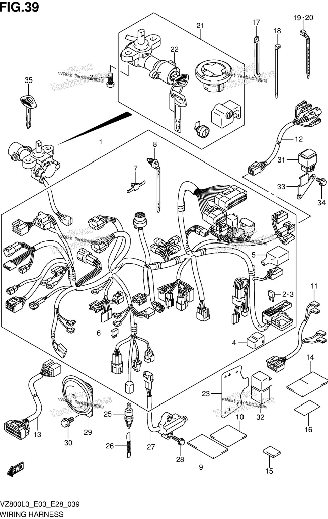 Wiring Harness (Vz800l3 E03)