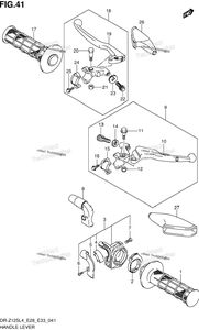 Нажмите для увеличения Handle Lever (Dr-Z125l4 E28)