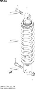 Rear Shock Absorber (Dr-Z125ll4 E28)