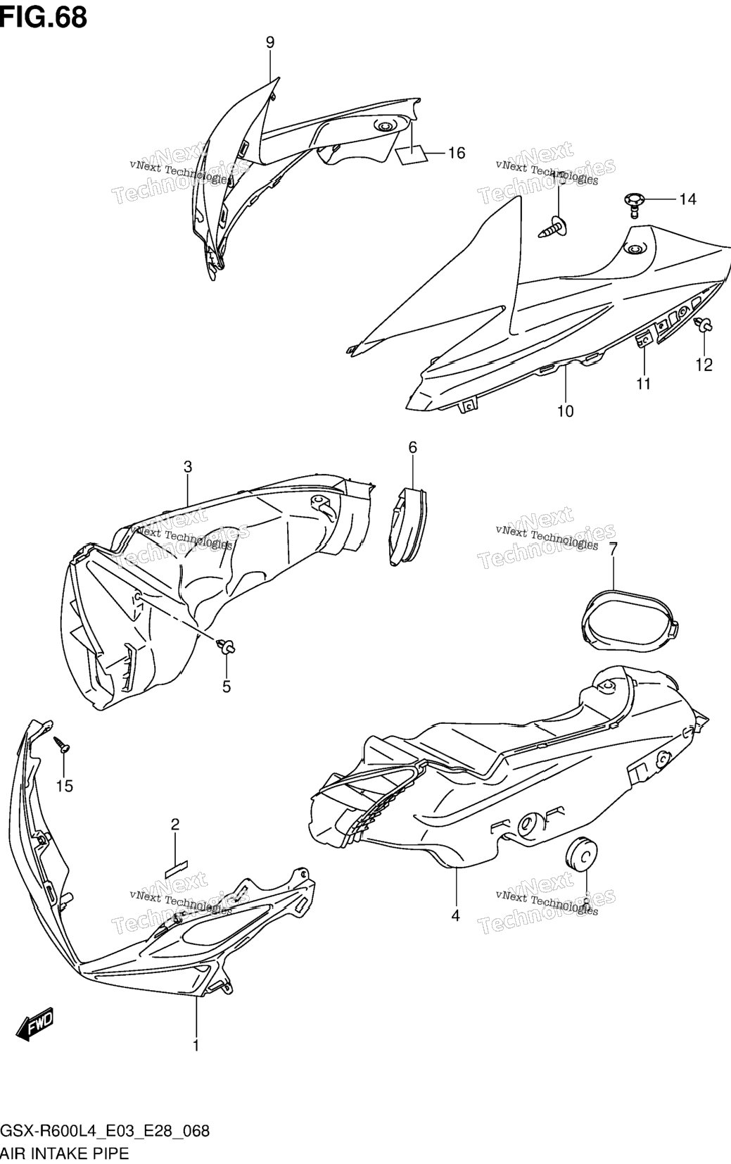 Air Intake Pipe