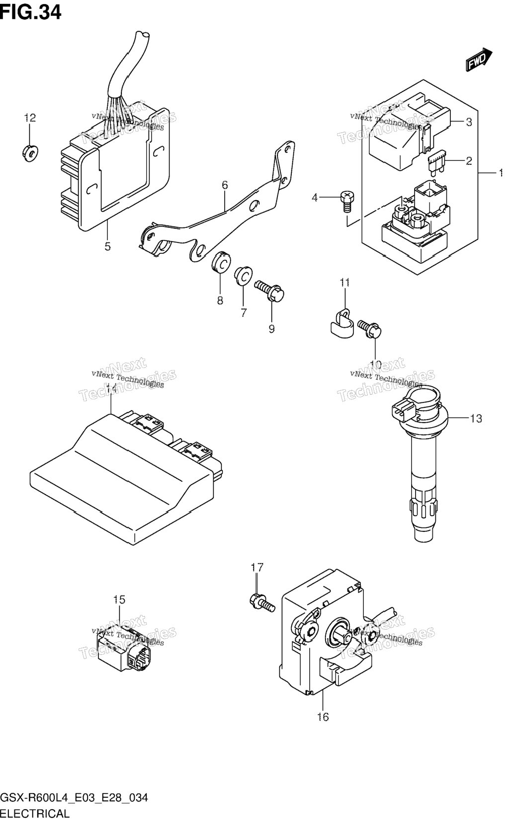 Electrical (Gsx-R600l4 E33)