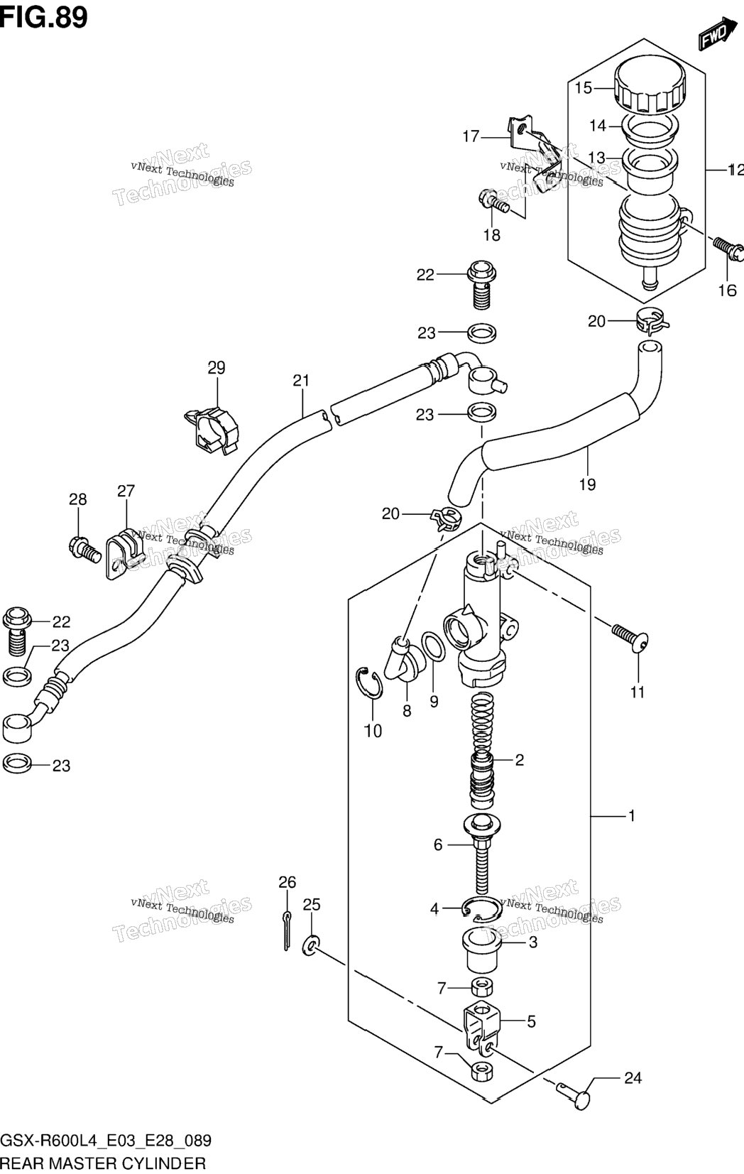 Rear Master Cylinder