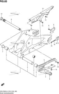 Нажмите для увеличения Rear Swingingarm