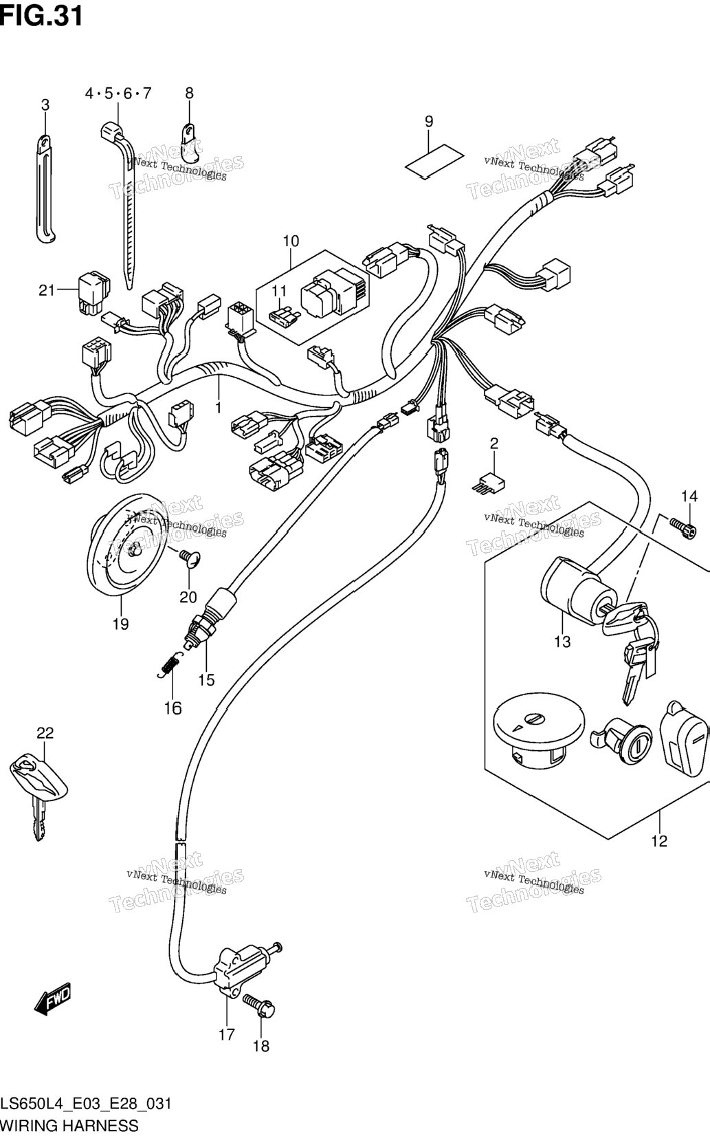 Wiring Harness (Ls650l4 E28)