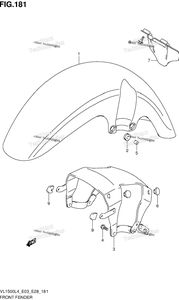 Front Fender (Vl1500l4 E33)