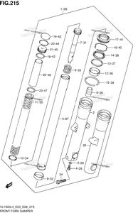Нажмите для увеличения Front Fork Damper (Vl1500bl4 E33)
