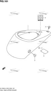 Нажмите для увеличения Fuel Tank Upper Cover (Vl1500bl4 E03)