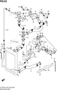 Нажмите для увеличения Radiator Hose (Vl1500bl4 E28)