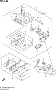 Нажмите для увеличения Rear Caliper (Vl1500l4 E28)