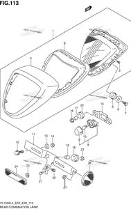 Rear Combination Lamp (Vl1500bl4 E33)